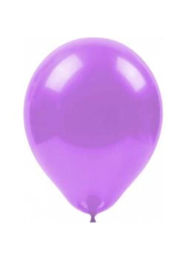Metalik Lila Balon 10'lu Paket - Gorsel 1