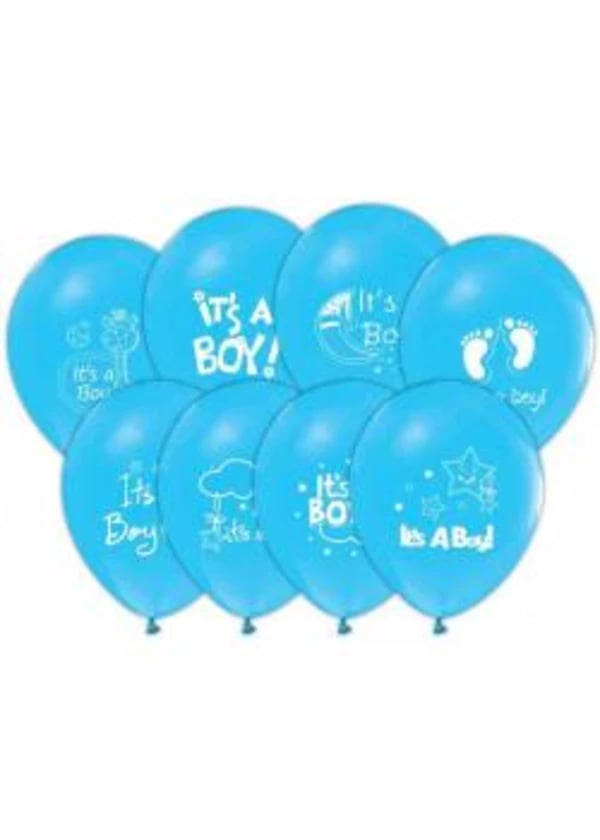 It's A Boy Mavi Balon 5'li Paket - Gorsel 1