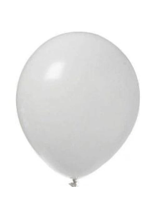 Pastel Beyaz Balon 10'lu Paket - Gorsel 1