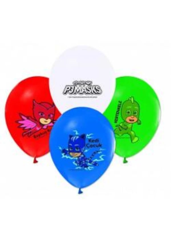 PJ Maskeliler Balon 5'li Paket - Gorsel 1