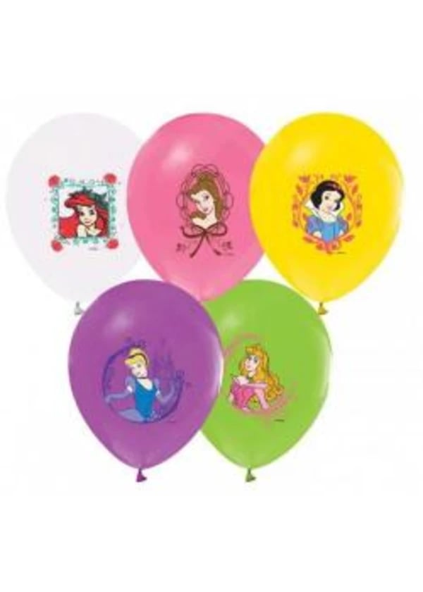 Disney Princess Balon 5'li Paket - Gorsel 1