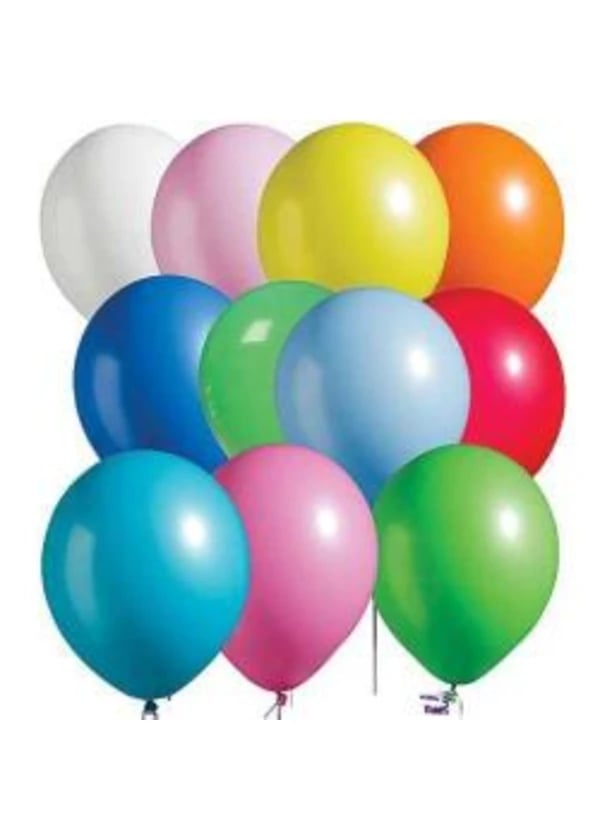 Pastel Karışık Renk Balon 10'lu Paket - Gorsel 1