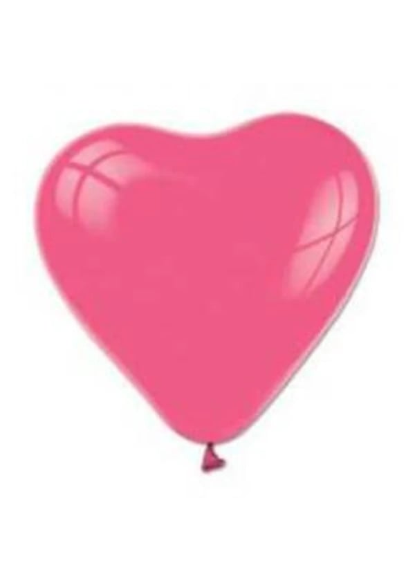 Pembe Kalp Balon 100'lü Paket - Gorsel 1