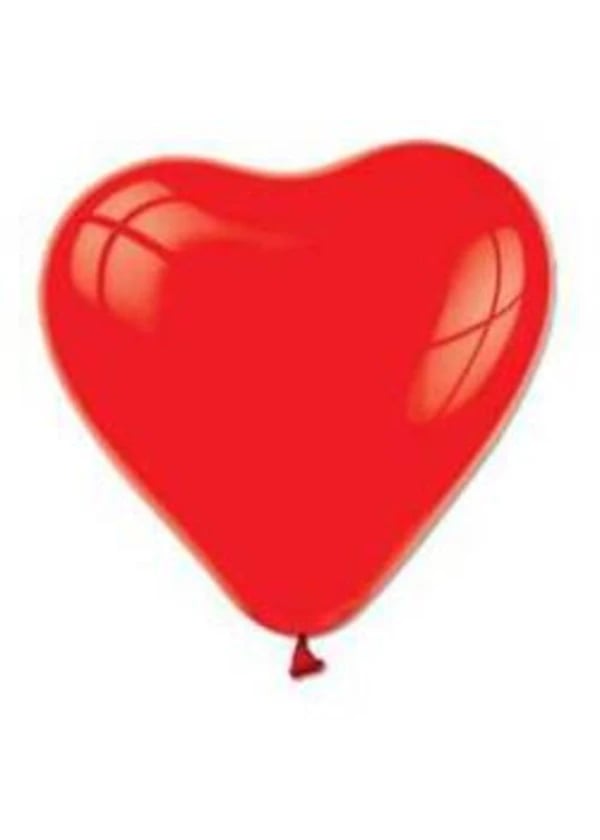 Kırmızı Kalp Balon 100'lü Paket - Gorsel 1