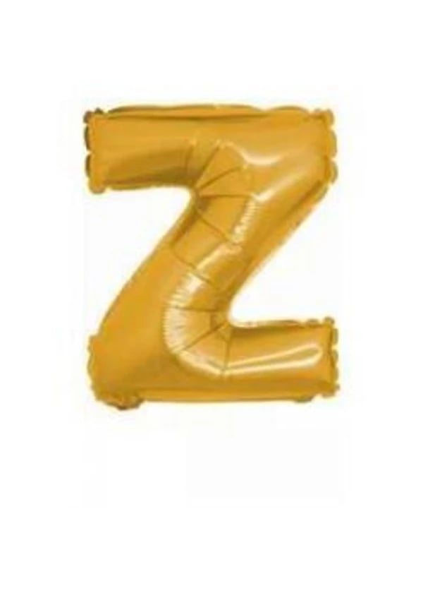 Z Harf Folyo Balon Altın 40cm - Gorsel 1