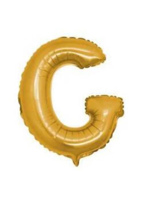 G Harf Folyo Balon Altın 100cm - Gorsel 1