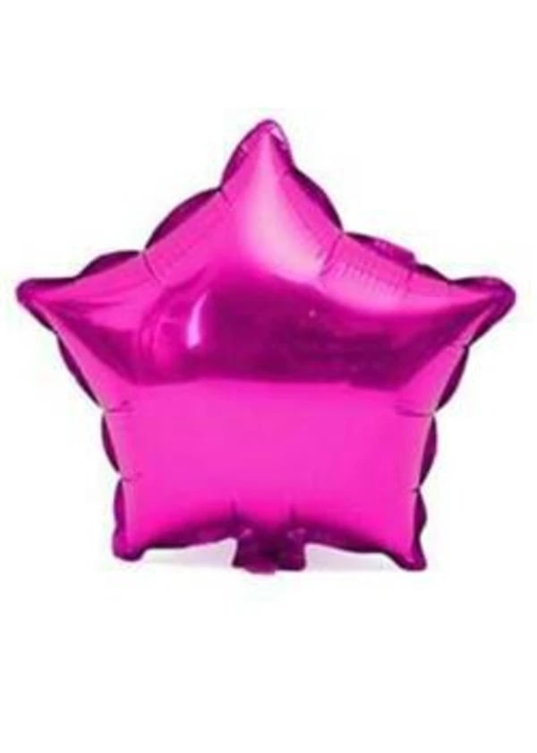 Pembe Yıldız Folyo Balon 60cm - Gorsel 1