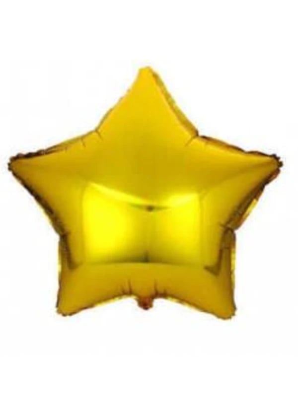 Altın Yıldız Folyo Balon 60cm - Gorsel 1