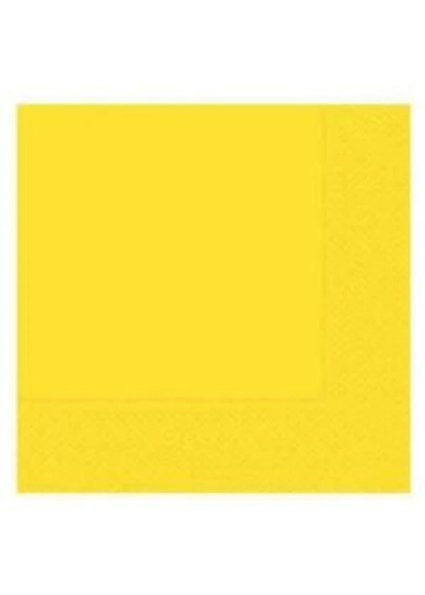 Sarı Kağıt Peçete 20'li - Gorsel 1