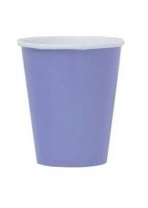 Lila Karton Bardak 8'li - Gorsel 1