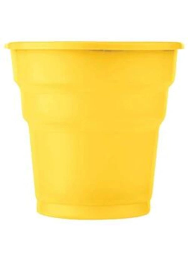 Plastik Sarı Bardak 24'lü - Gorsel 1