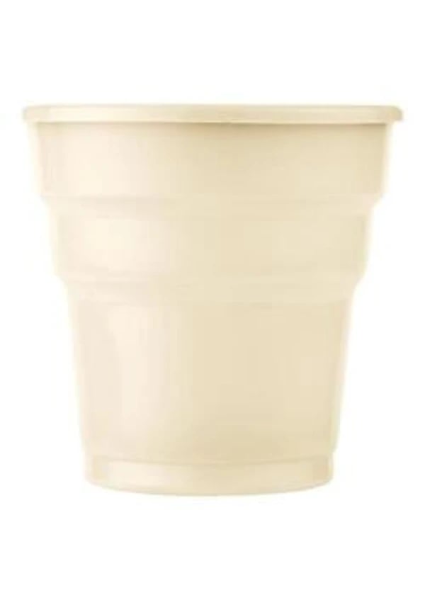 Plastik Krem Bardak 24'lü - Gorsel 1