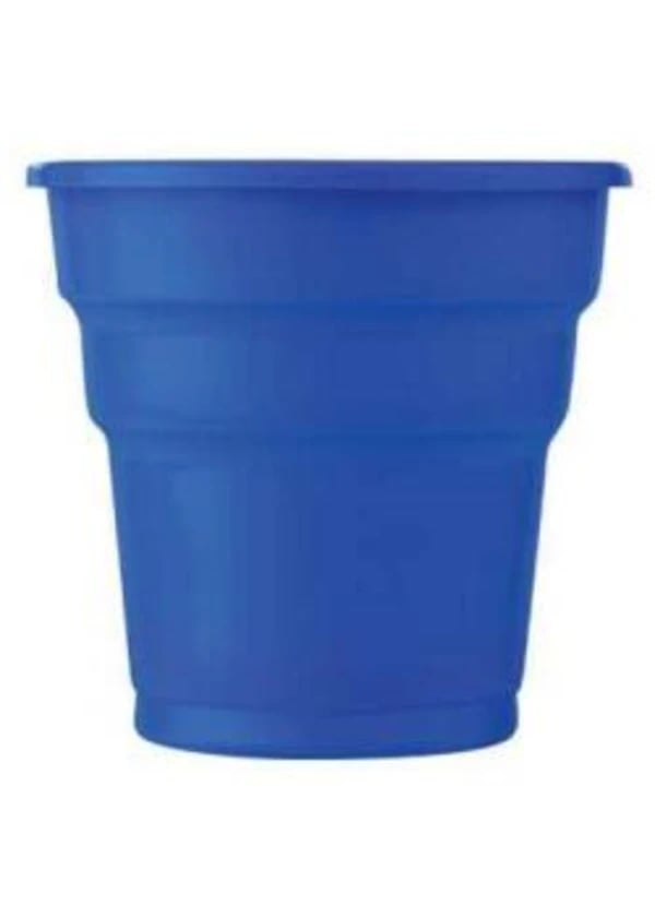 Plastik Koyu Mavi Bardak 24'lü - Gorsel 1