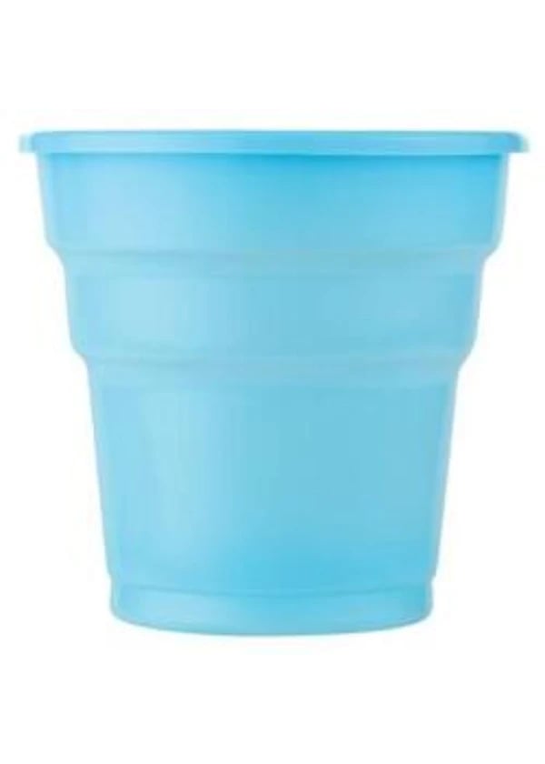 Plastik Açık Mavi Bardak 24'lü - Gorsel 1