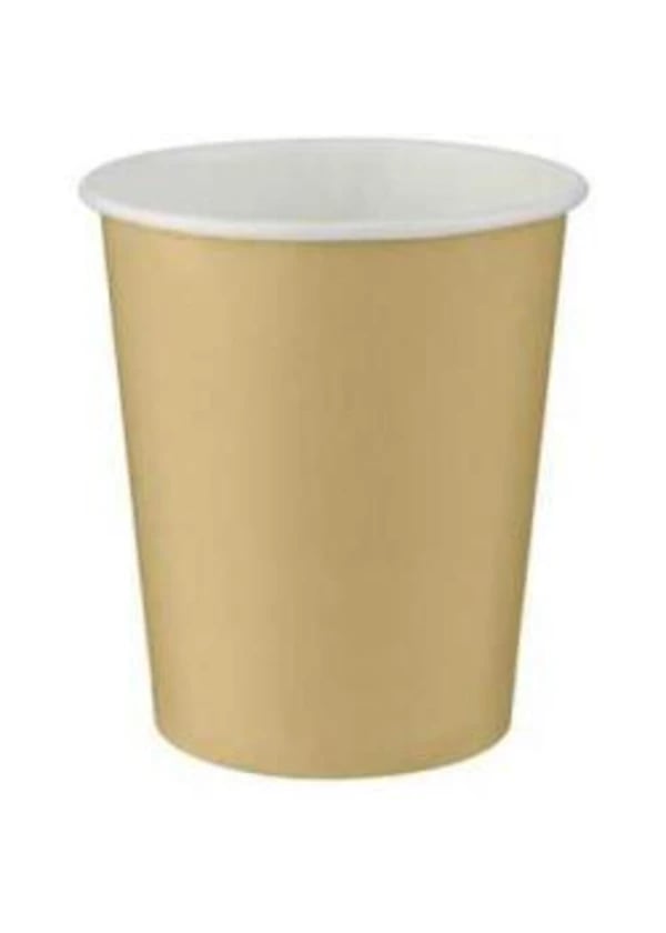 Altın Karton Bardak 8'li - Gorsel 1