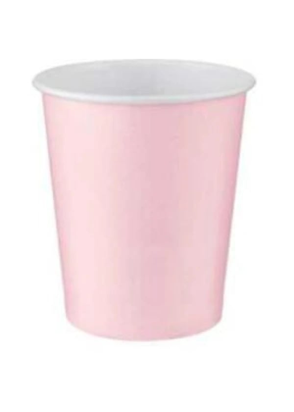 Pembe Karton Bardak 8'li - Gorsel 1